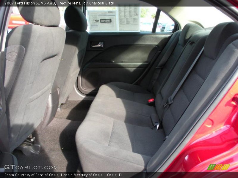 Redfire Metallic / Charcoal Black 2007 Ford Fusion SE V6 AWD