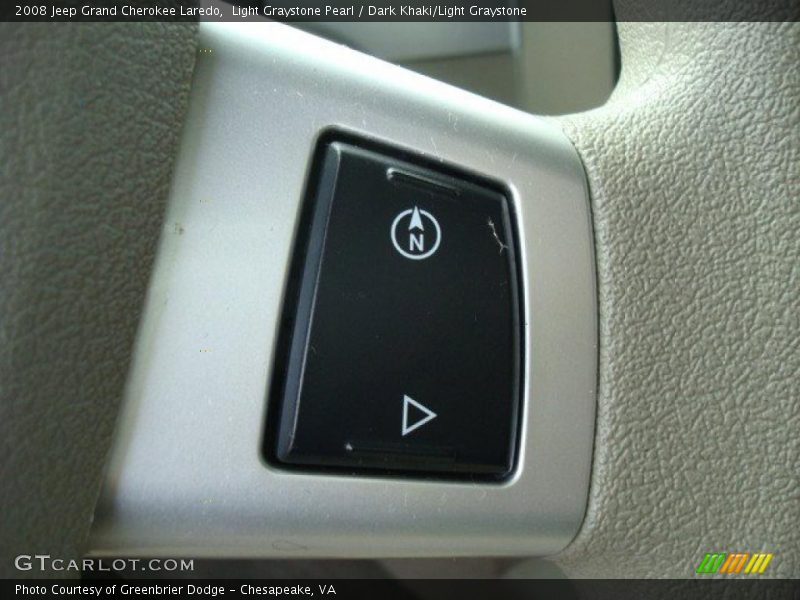 Light Graystone Pearl / Dark Khaki/Light Graystone 2008 Jeep Grand Cherokee Laredo
