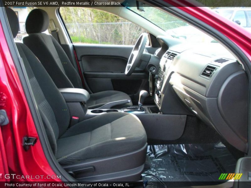 Redfire Metallic / Charcoal Black 2007 Ford Fusion SE V6 AWD