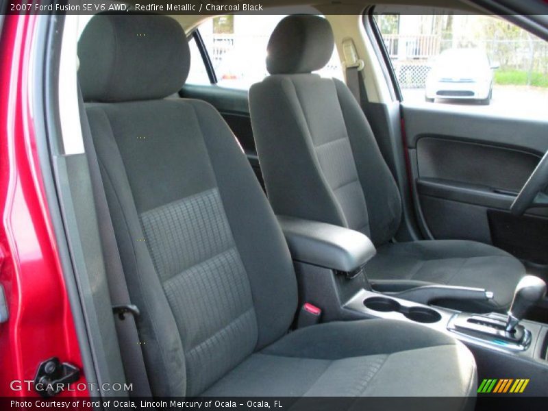 Redfire Metallic / Charcoal Black 2007 Ford Fusion SE V6 AWD