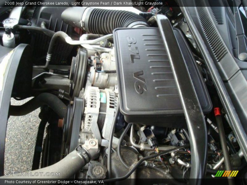 Light Graystone Pearl / Dark Khaki/Light Graystone 2008 Jeep Grand Cherokee Laredo