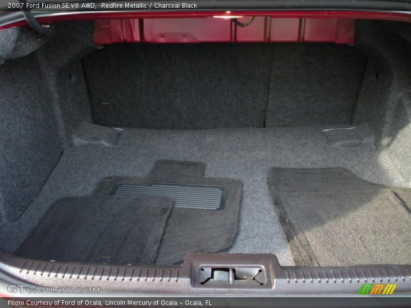 Redfire Metallic / Charcoal Black 2007 Ford Fusion SE V6 AWD