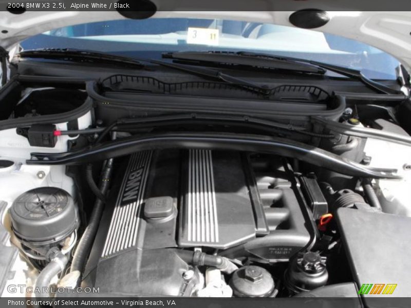 Alpine White / Black 2004 BMW X3 2.5i