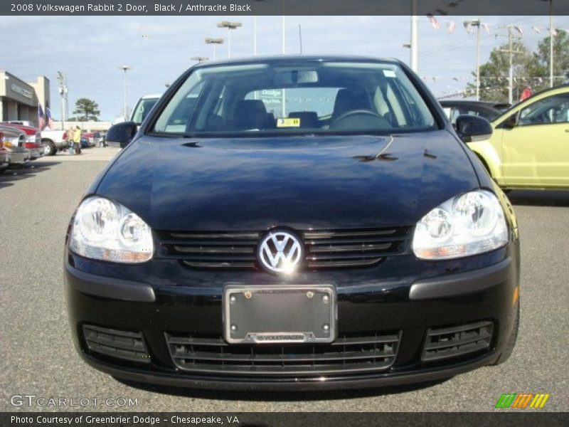 Black / Anthracite Black 2008 Volkswagen Rabbit 2 Door