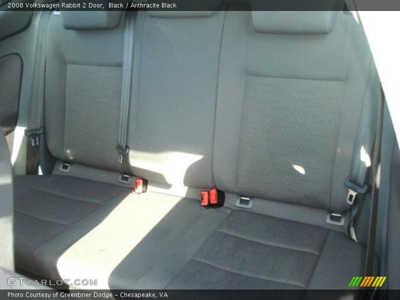Black / Anthracite Black 2008 Volkswagen Rabbit 2 Door