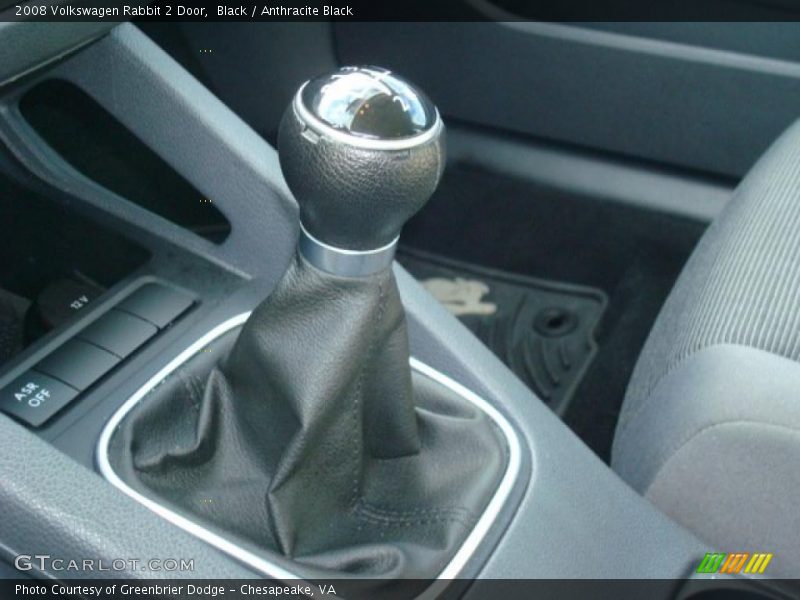Black / Anthracite Black 2008 Volkswagen Rabbit 2 Door