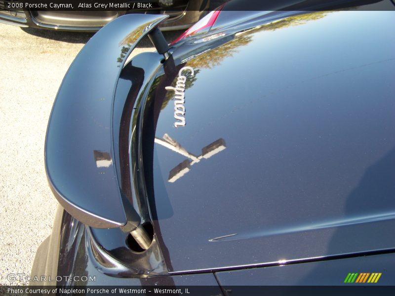 Atlas Grey Metallic / Black 2008 Porsche Cayman
