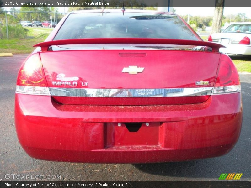 Precision Red / Neutral Beige 2008 Chevrolet Impala LT