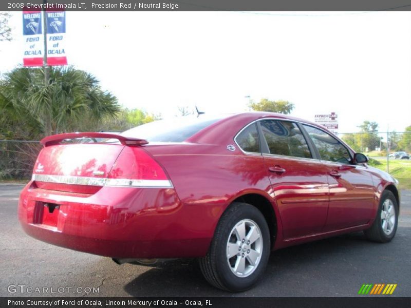 Precision Red / Neutral Beige 2008 Chevrolet Impala LT