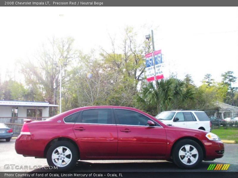 Precision Red / Neutral Beige 2008 Chevrolet Impala LT