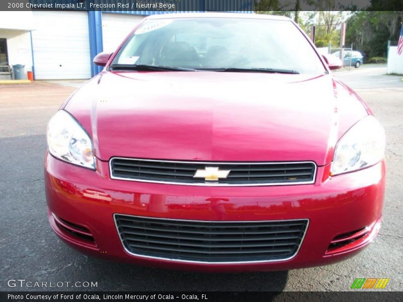 Precision Red / Neutral Beige 2008 Chevrolet Impala LT