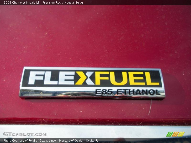 Precision Red / Neutral Beige 2008 Chevrolet Impala LT