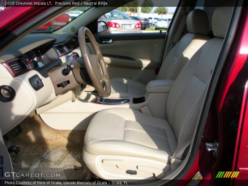 Precision Red / Neutral Beige 2008 Chevrolet Impala LT