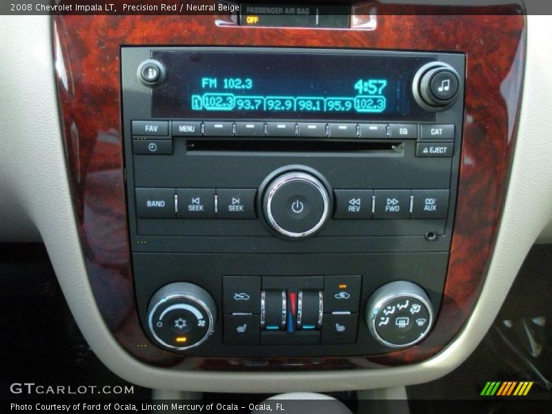 Precision Red / Neutral Beige 2008 Chevrolet Impala LT