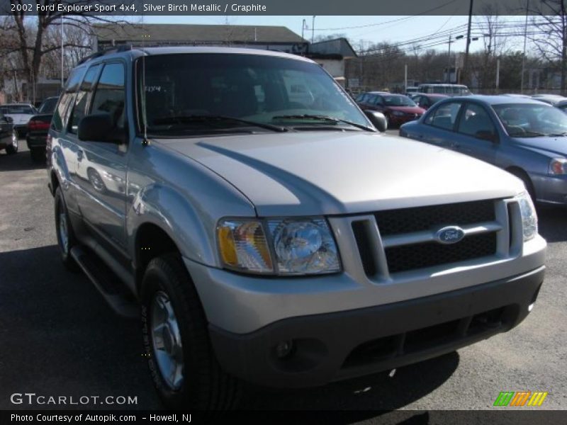 Silver Birch Metallic / Graphite 2002 Ford Explorer Sport 4x4
