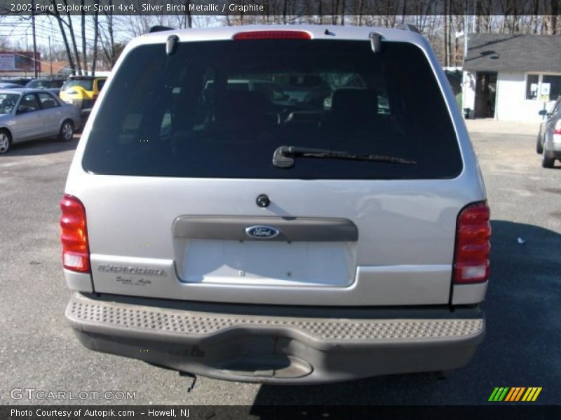 Silver Birch Metallic / Graphite 2002 Ford Explorer Sport 4x4