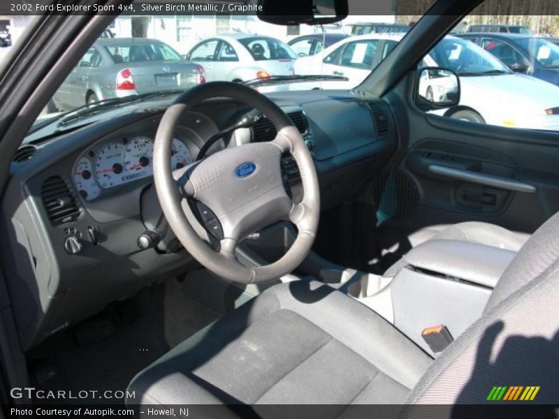 Silver Birch Metallic / Graphite 2002 Ford Explorer Sport 4x4