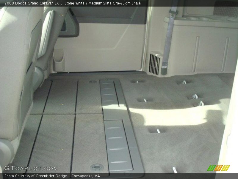 Stone White / Medium Slate Gray/Light Shale 2008 Dodge Grand Caravan SXT