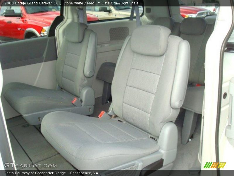 Stone White / Medium Slate Gray/Light Shale 2008 Dodge Grand Caravan SXT