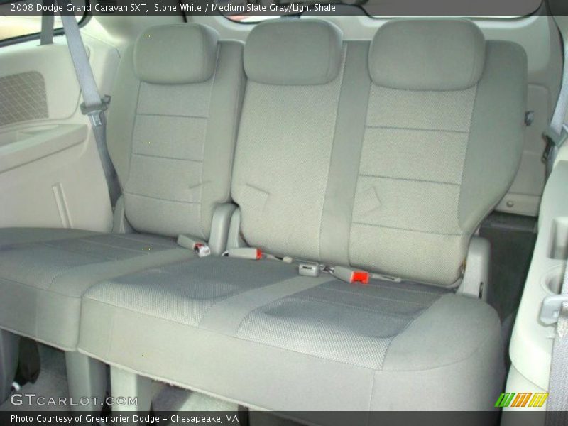 Stone White / Medium Slate Gray/Light Shale 2008 Dodge Grand Caravan SXT