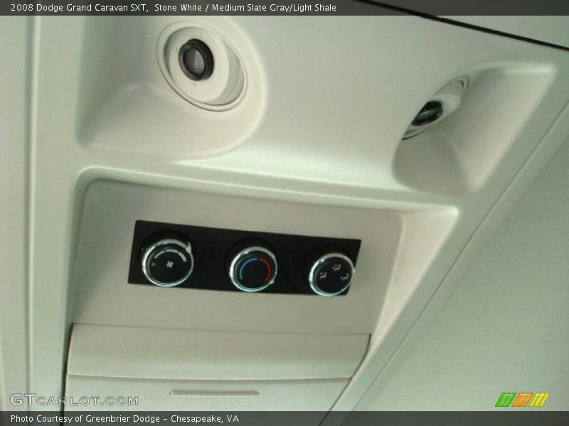 Stone White / Medium Slate Gray/Light Shale 2008 Dodge Grand Caravan SXT