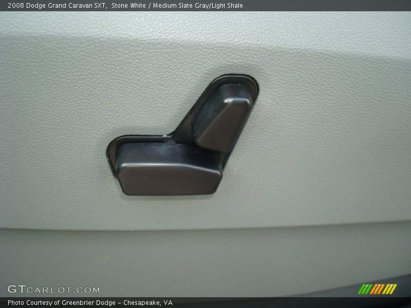 Stone White / Medium Slate Gray/Light Shale 2008 Dodge Grand Caravan SXT