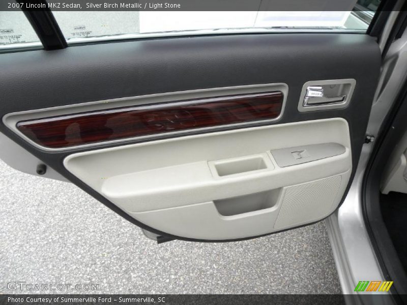 Silver Birch Metallic / Light Stone 2007 Lincoln MKZ Sedan