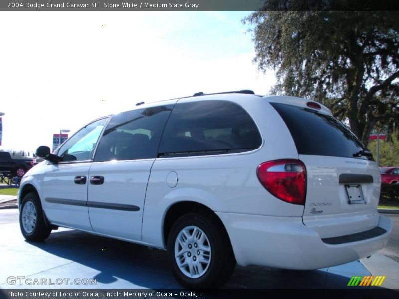 Stone White / Medium Slate Gray 2004 Dodge Grand Caravan SE