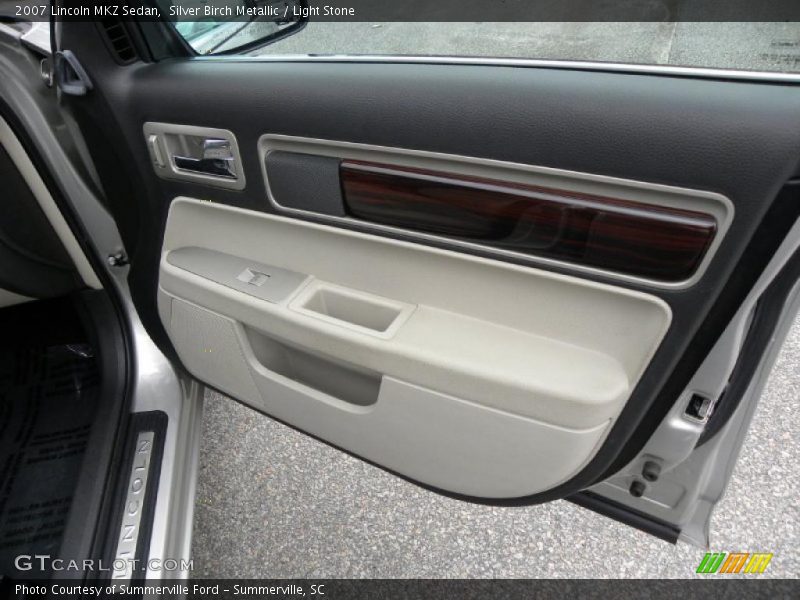 Silver Birch Metallic / Light Stone 2007 Lincoln MKZ Sedan