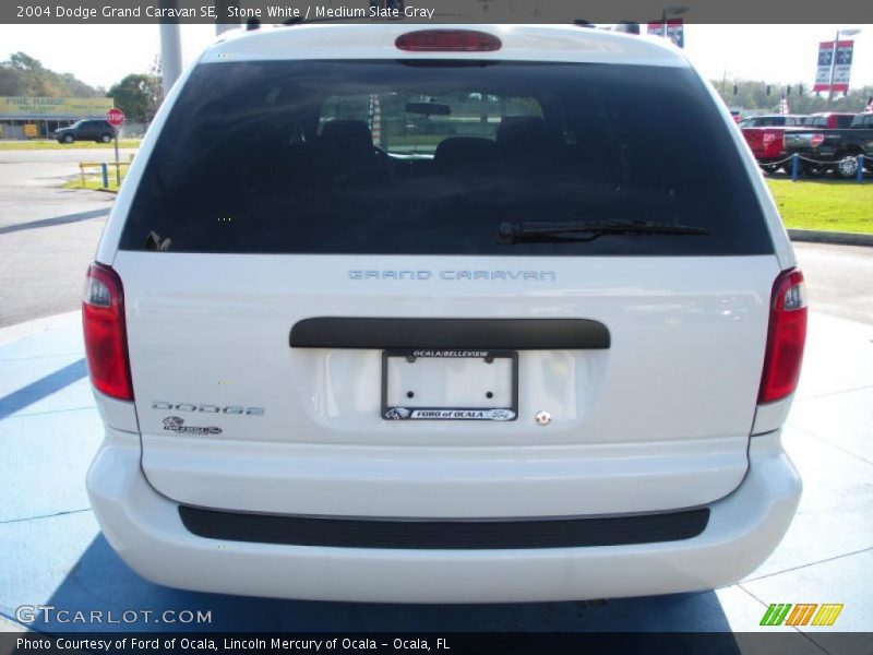 Stone White / Medium Slate Gray 2004 Dodge Grand Caravan SE