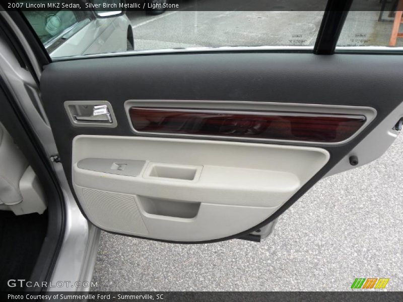 Silver Birch Metallic / Light Stone 2007 Lincoln MKZ Sedan