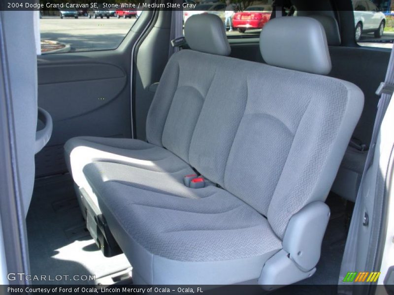 Stone White / Medium Slate Gray 2004 Dodge Grand Caravan SE