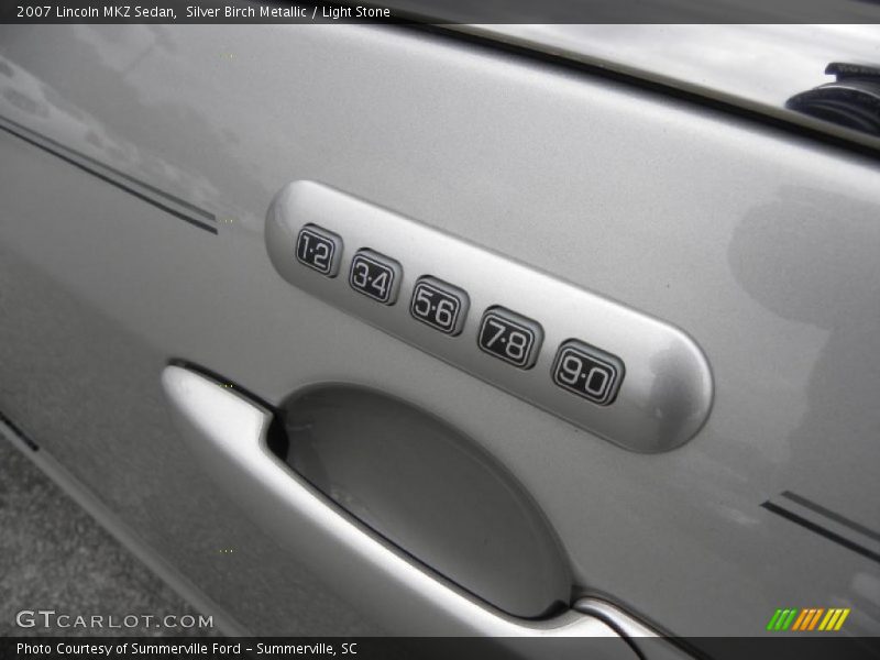 Silver Birch Metallic / Light Stone 2007 Lincoln MKZ Sedan