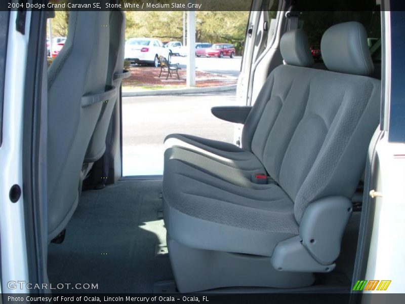 Stone White / Medium Slate Gray 2004 Dodge Grand Caravan SE