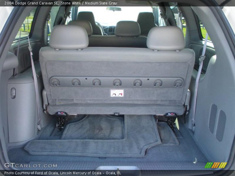 Stone White / Medium Slate Gray 2004 Dodge Grand Caravan SE