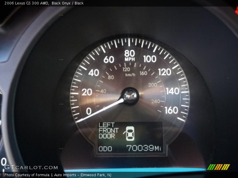 Black Onyx / Black 2006 Lexus GS 300 AWD
