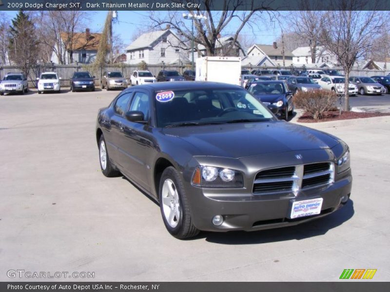 Dark Titanium Metallic / Dark Slate Gray 2009 Dodge Charger SXT