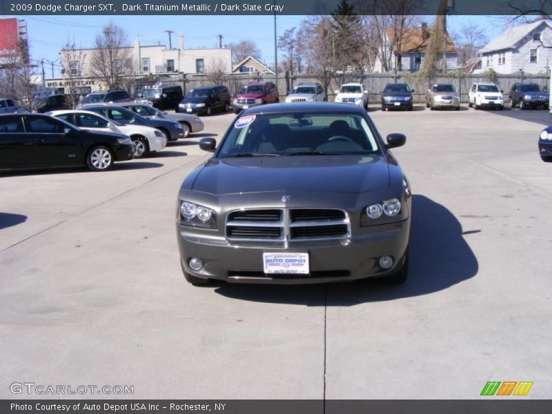Dark Titanium Metallic / Dark Slate Gray 2009 Dodge Charger SXT