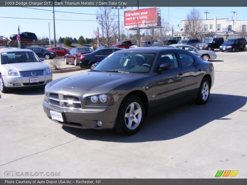 Dark Titanium Metallic / Dark Slate Gray 2009 Dodge Charger SXT