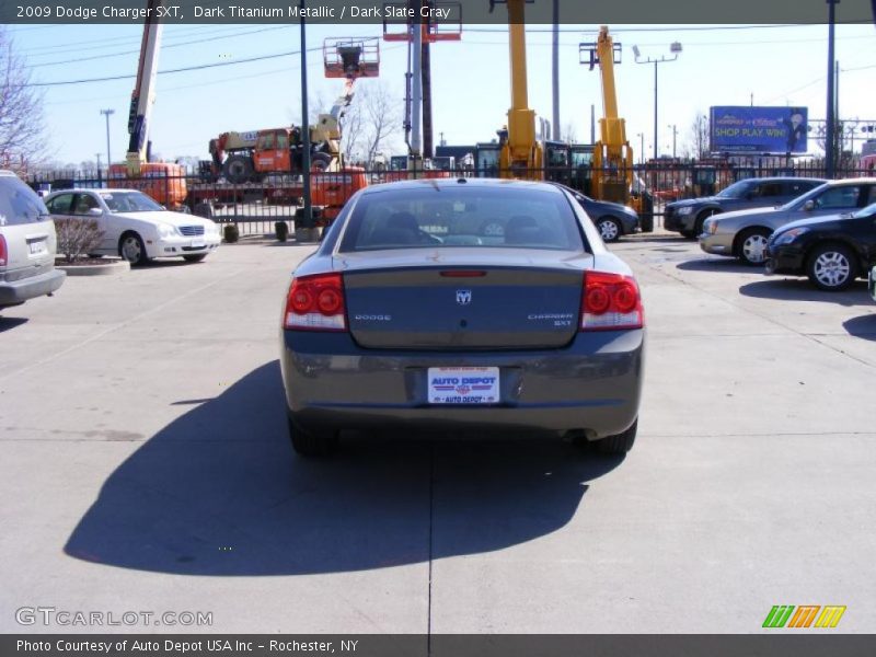 Dark Titanium Metallic / Dark Slate Gray 2009 Dodge Charger SXT