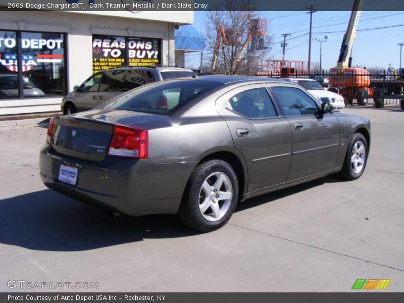 Dark Titanium Metallic / Dark Slate Gray 2009 Dodge Charger SXT