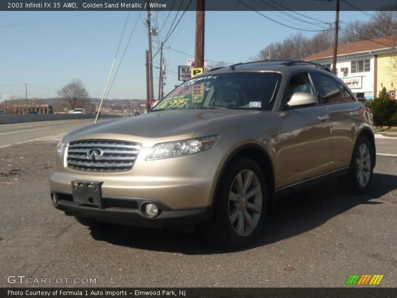 Golden Sand Metallic / Willow 2003 Infiniti FX 35 AWD