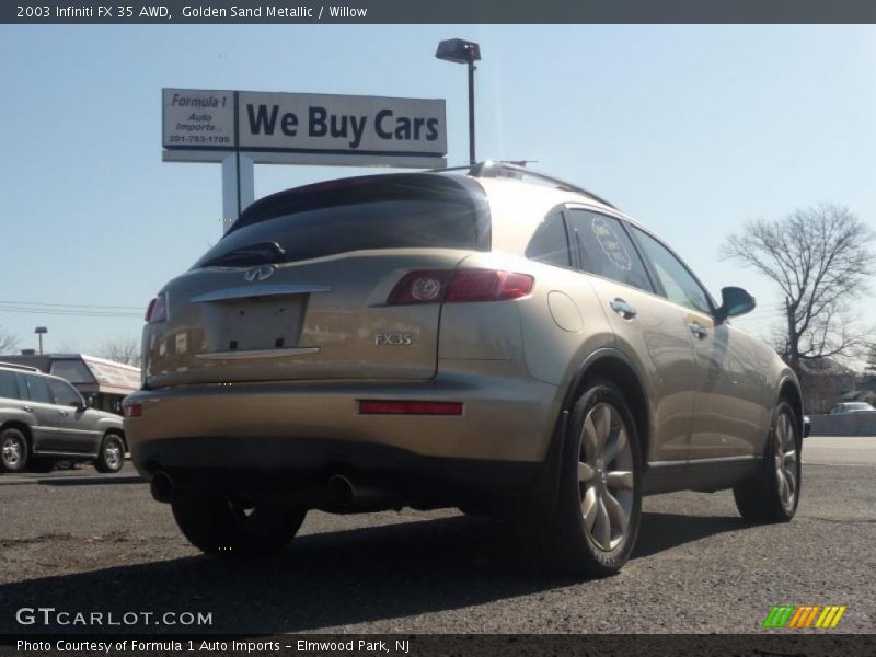 Golden Sand Metallic / Willow 2003 Infiniti FX 35 AWD