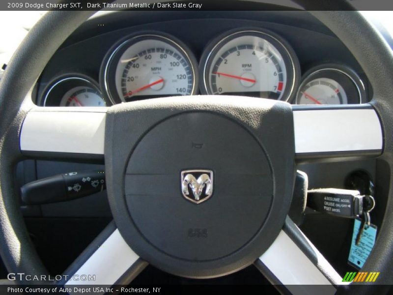 Dark Titanium Metallic / Dark Slate Gray 2009 Dodge Charger SXT