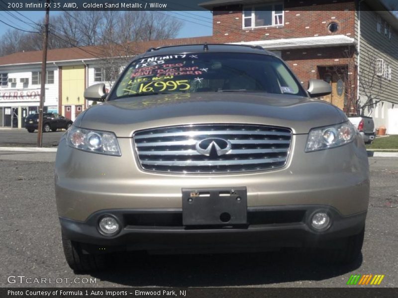 Golden Sand Metallic / Willow 2003 Infiniti FX 35 AWD