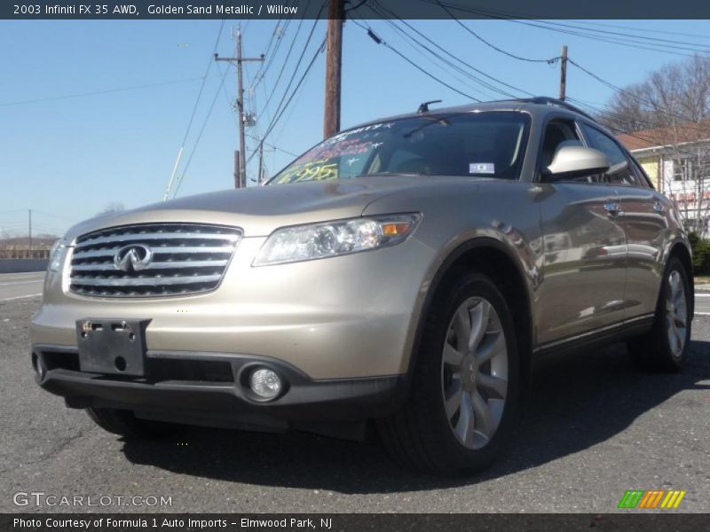 Golden Sand Metallic / Willow 2003 Infiniti FX 35 AWD