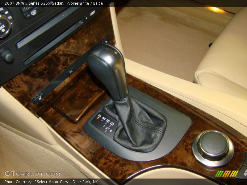 Alpine White / Beige 2007 BMW 5 Series 525xi Sedan
