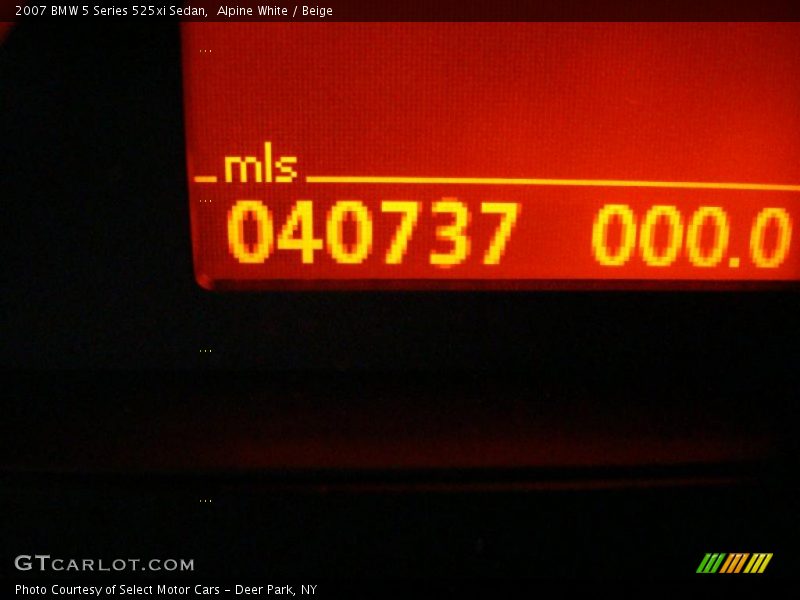 Alpine White / Beige 2007 BMW 5 Series 525xi Sedan