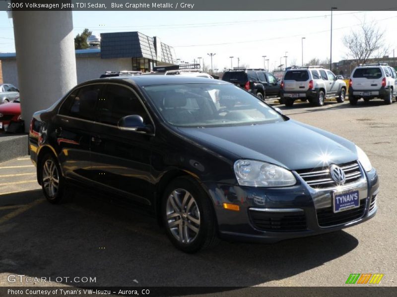 Blue Graphite Metallic / Grey 2006 Volkswagen Jetta TDI Sedan