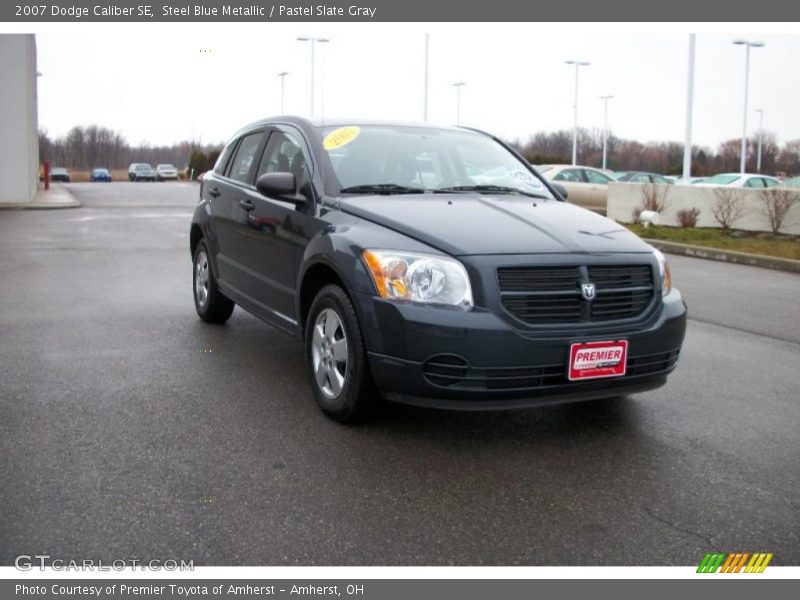 Steel Blue Metallic / Pastel Slate Gray 2007 Dodge Caliber SE